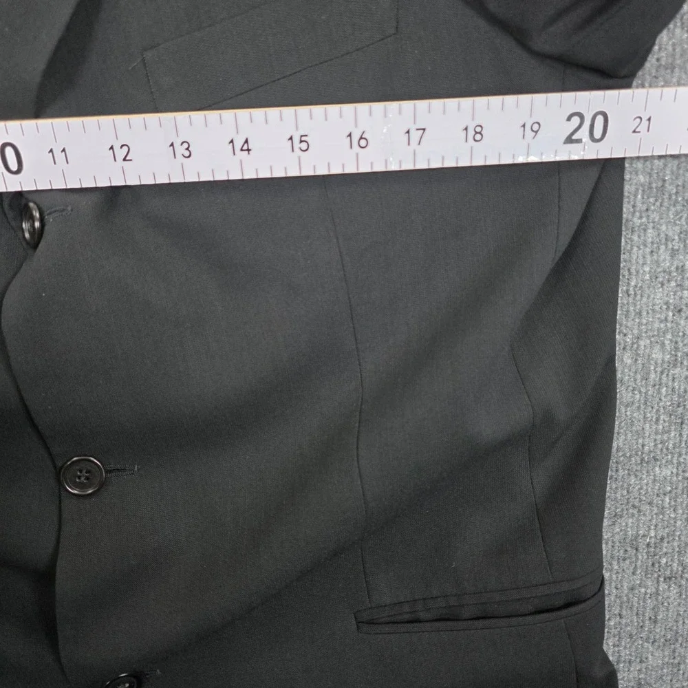 Hugo Boss Suit Jacket Mens 42R Regular Black Wool Business Formal Professional